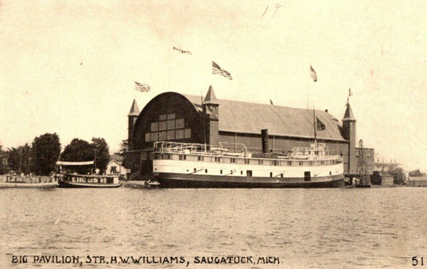 Big Pavillion - Old Pavillion With Steamer (newer photo)